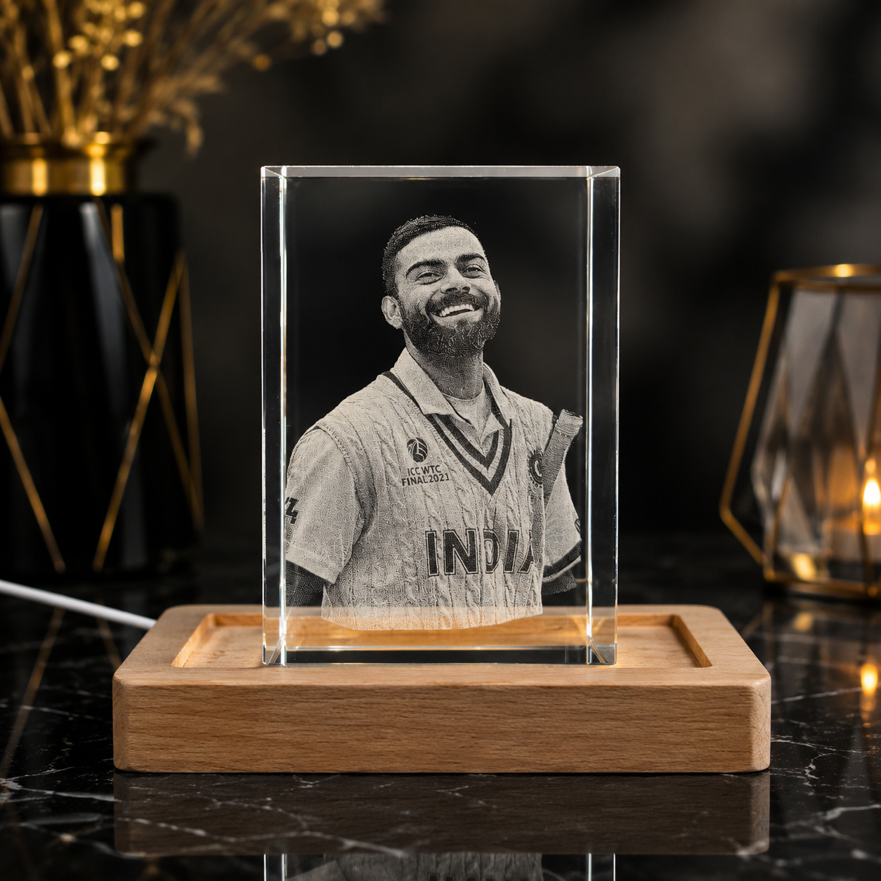 Virat Kohli 3D Crystal
